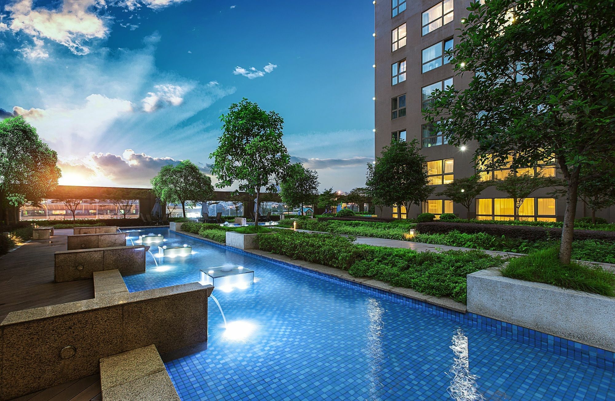 Oakwood Residence Funder Chengdu Exterior photo